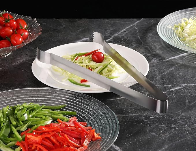 New Star Foodservice 42283 Restaurant-Grade Pom Tong, Stainless Steel, 12 inch - Image 5