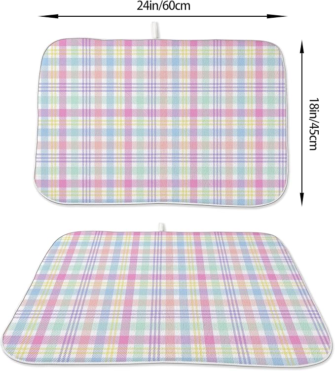 Spring Dish Drying Mat 18x24 Inches - Image 2