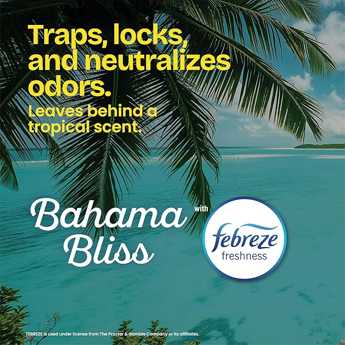 Glad ForceFlex MaxStrength Kitchen Trash Bags, 13 Gal, Bahama Bliss Febreze - Image 4