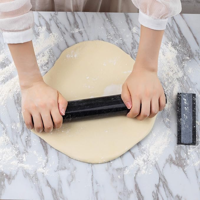 Fox Run 48759 Black Marble French Rolling Pin - Image 3
