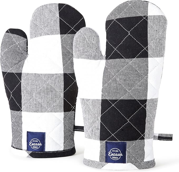 Encasa XO Long 12"x7" Oven Microwave Hand Gloves Mitts by EncasaXO