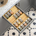 AMBIRD Bamboo Spice Drawer Organizer by AMBIRD