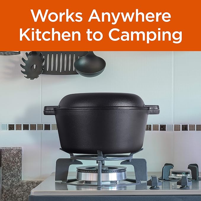 Commercial Chef 2-in-1 5-Qt. Dutch Oven - Image 4