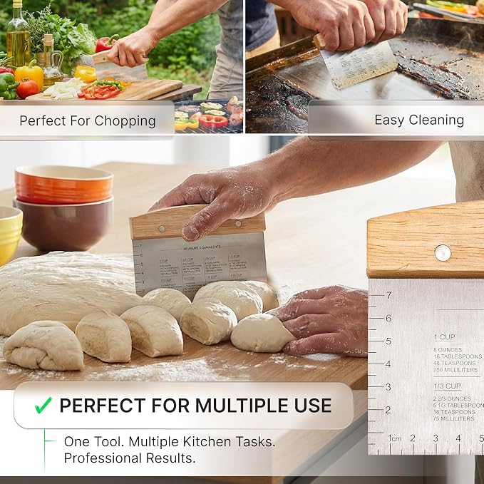 Dough Cutter for Bread and Pizza Dough - Image 3