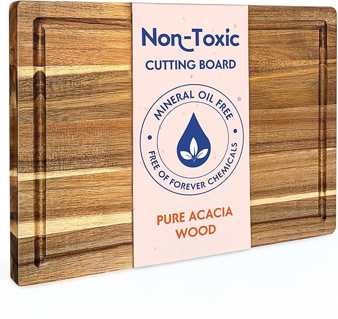 Non Toxic Wood Cutting Board by Ziruma