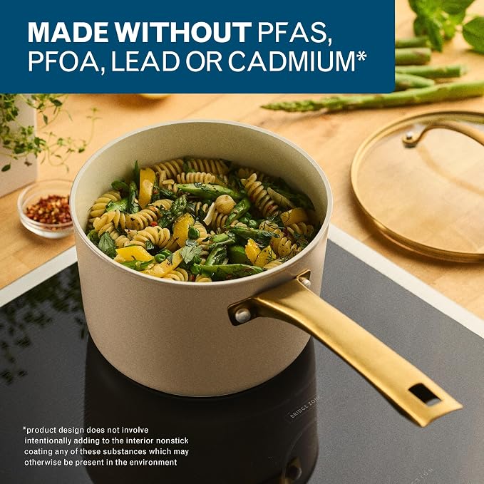 Farberware Forged Induction Ceramic Nonstick Sauce Pan/Soup Pot, Dishwasher Safe - Image 5
