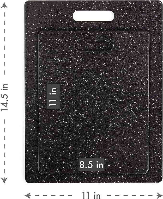Dexas Superboard Pastry Board and Cutting Boards, Set of Two, Midnight Granite - Image 4