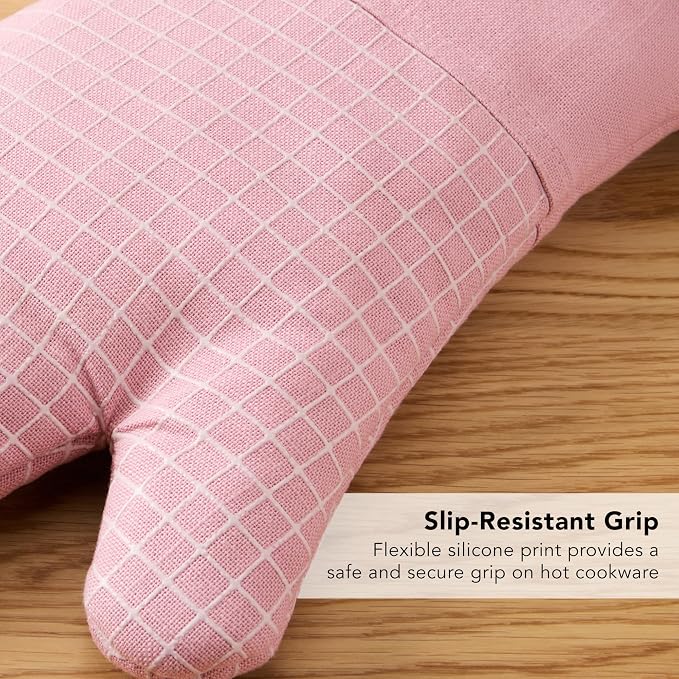 KITCHENAID Gourmet Series Gridlines Oven Mitts 2-Pack Set, Heat Resistant up to - Image 7