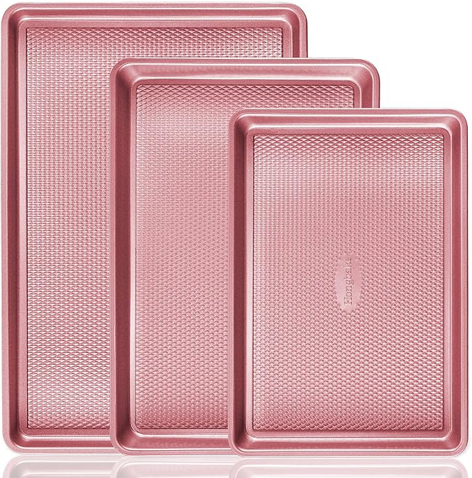 HONGBAKE Baking Sheet Pan Set, Cookie Sheets by HONGBAKE
