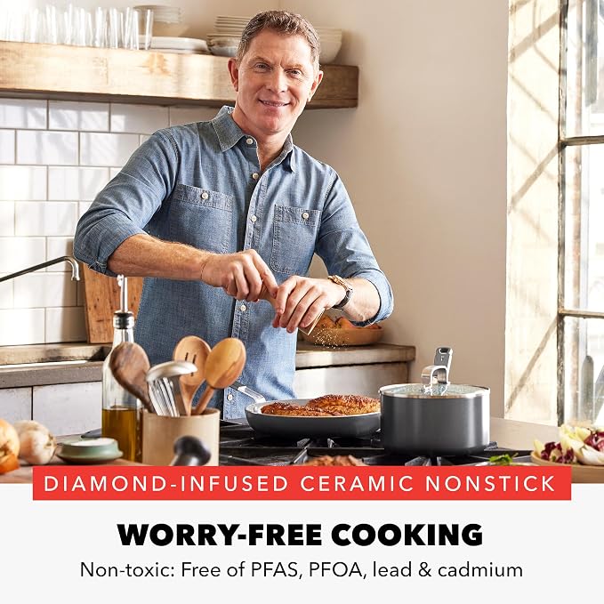 GreenPan x Bobby Flay 1.67QT Nonstick Saucepan - Image 2