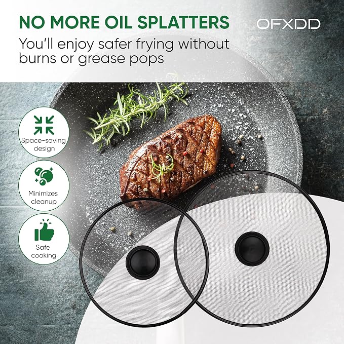 Stainless Steel Lid Splatter Screen - Image 2