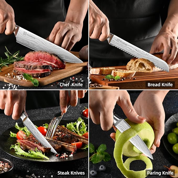 KEEMAKE 14-Piece Knife Set - Image 5