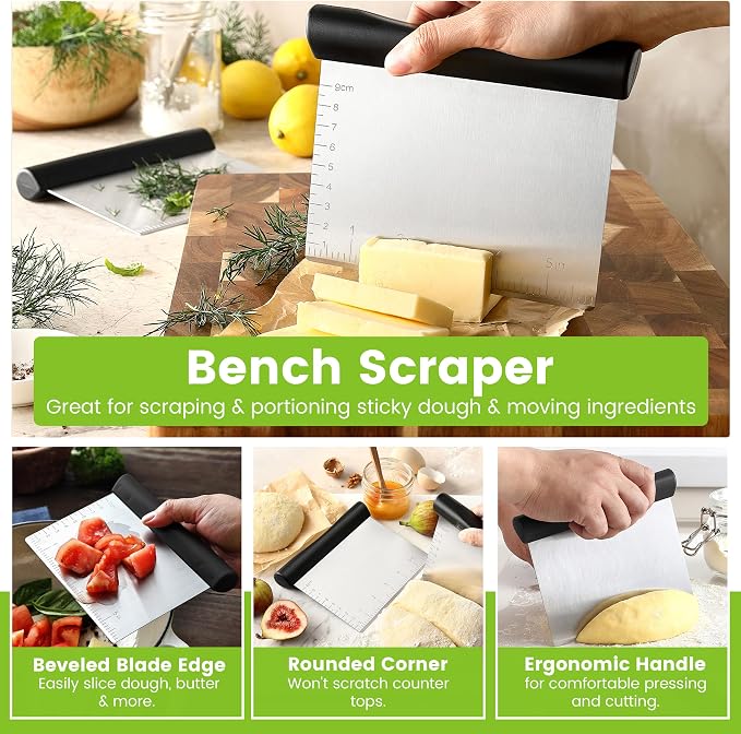 Spring Chef Dough Blender & Pastry Cutter Tool, Stainless Steel Pastry Blender - Image 3