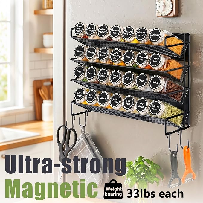 UVIAHOMI Magnetic Spice Rack Organizer - Image 6