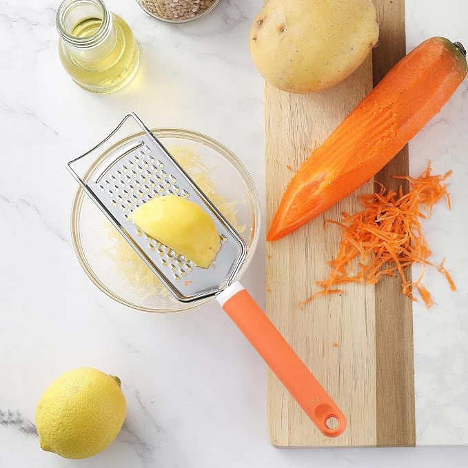 Cheese Grater with Handle, Vituer Stainless Steel Graters - Image 8