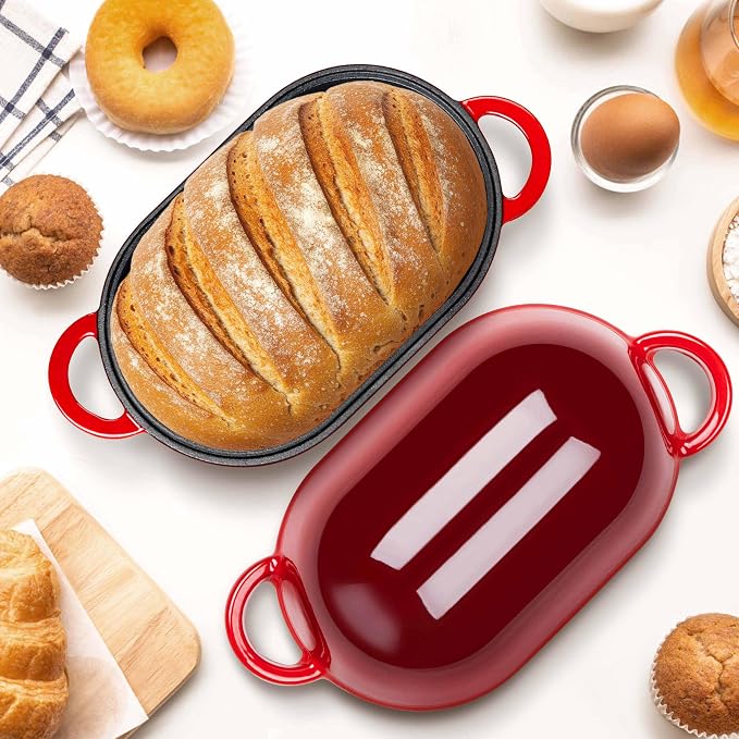 Homikit Enameled Cast Iron Dutch Oven - Image 9