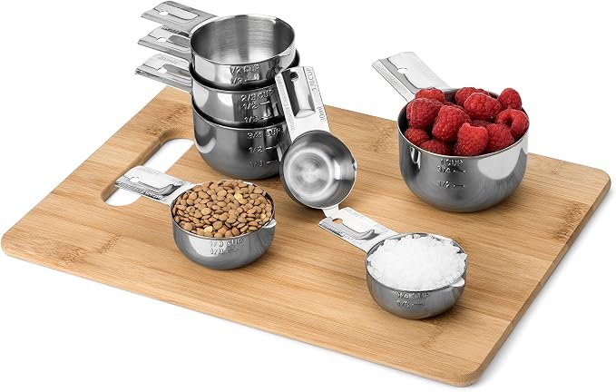 Hudson Essentials Stainless Steel Measuring Cups Set - Image 7