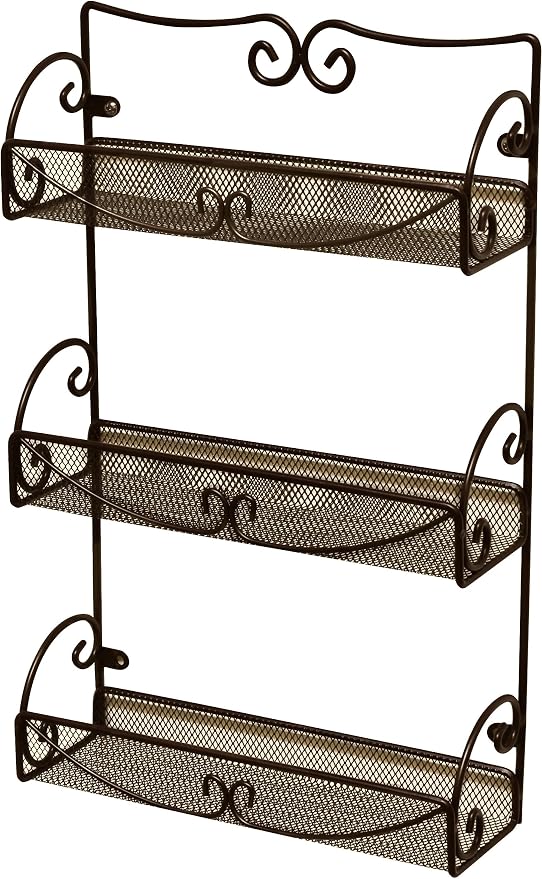 Deco Brothers 3 Tier Wall Mounted Hanging Spice Rack by DecoBrothers