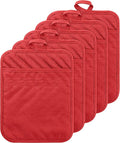 GROBRO7 5Pack Pocket Pot Holders Cotton Heat Resistant Potholder Multipurpose by GROBRO7