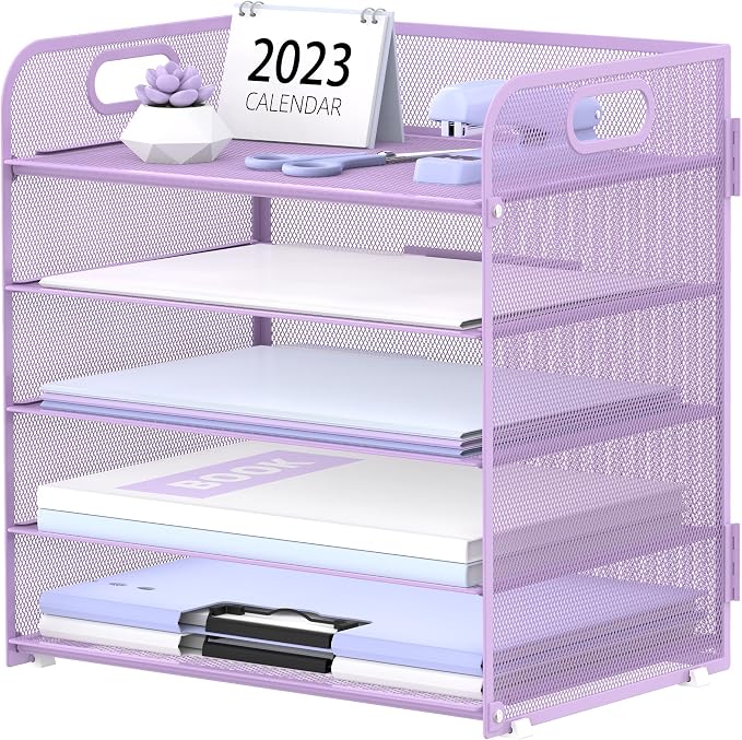 Supeasy 5 Trays Paper Organizer Letter Tray by SUPEASY