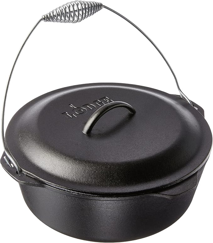 Lodge 9 Quart Pre-Seasoned Cast Iron Dutch Oven by Lodge