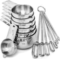 Hudson Essentials Stainless Steel Measuring Cups and Spoons Set by HudsonEssentials