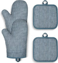 Oven Mitts and Pot Holders, Silicone Oven Gloves, 500 F Heat Resistant Oven by Unknown