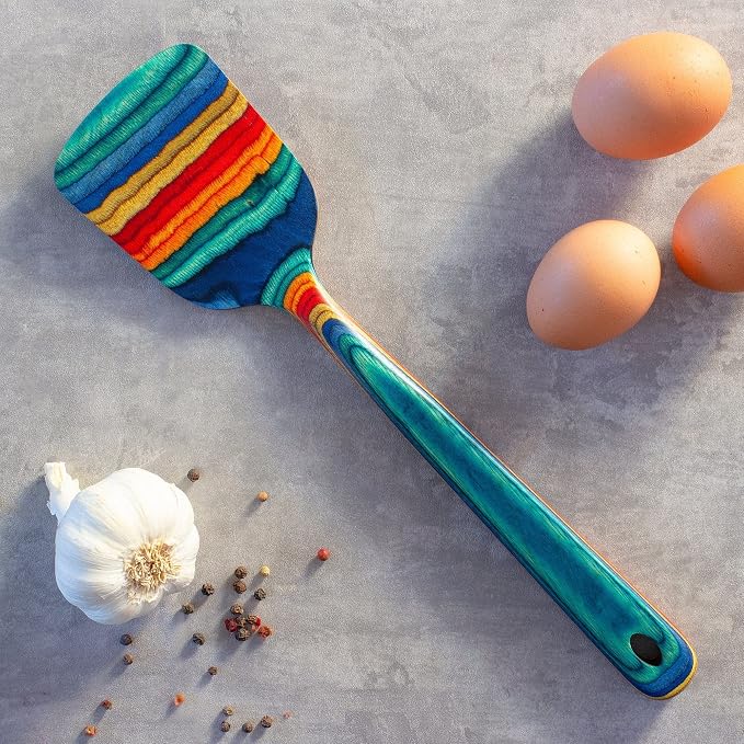 Totally Bamboo Baltique Montego Bay Collection 12-1/2" Wooden Spatula, Ready - Image 3