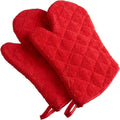 DII Basic Terry Collection 100% Cotton Quilted, Oven Mitt, 2 Piece by DII
