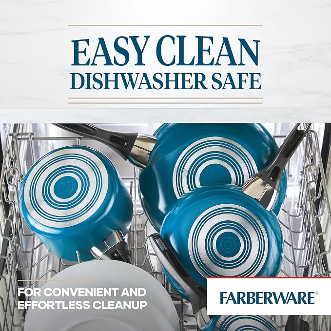 Farberware 20361 Dishwasher Safe Nonstick Cookware Set / Pots and Pans Set - Image 4
