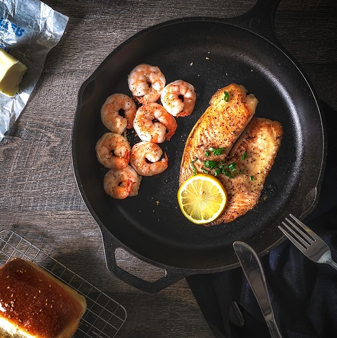 Utopia Kitchen Saute Fry Pan Pre-Seasoned Cast Iron Skillet - Image 7