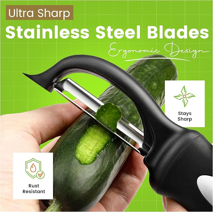 Spring Chef Vegetable Peelers for Kitchen - Image 5