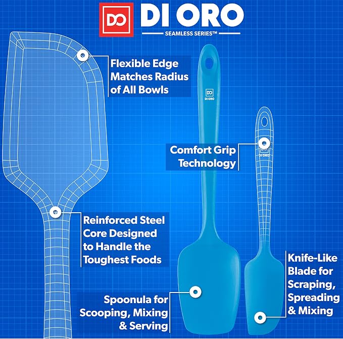 DI ORO Silicone Spatula Set - Image 4