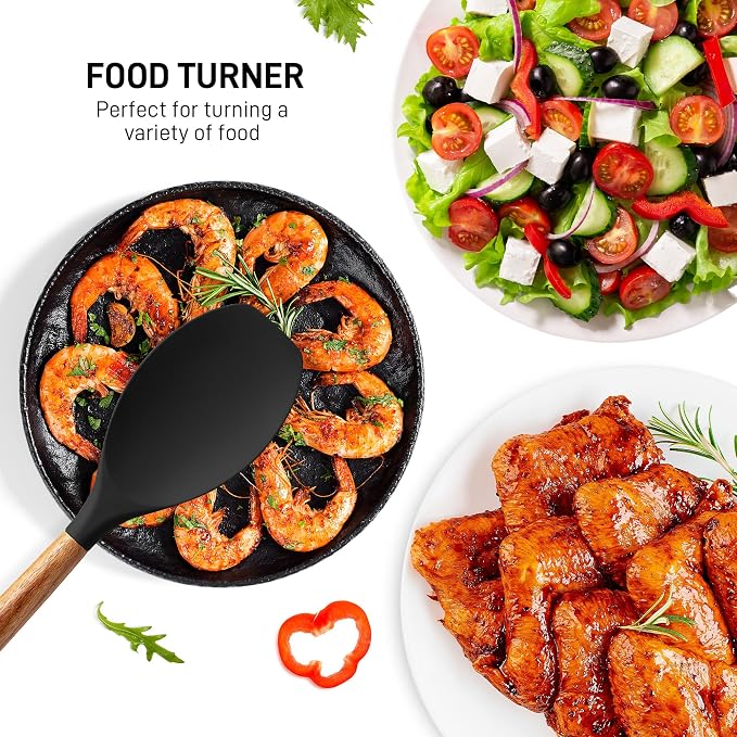 Zulay Kitchen Non-Stick Cooking Utensils Set - Image 6