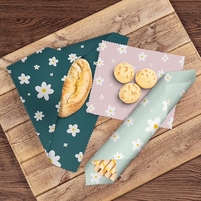 Akeeko Reusable Beeswax Food Wraps - Image 4