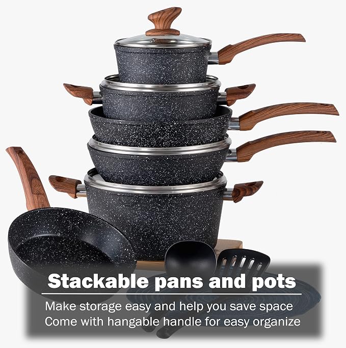 Kitchen Academy Induction Cookware Sets - Image 6