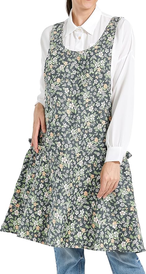 Cozy Adjustable Cross Back Aprons by APRONNER