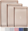HONGBAKE Baking Sheet Pan Set of 3, Cookie Sheets by HONGBAKE