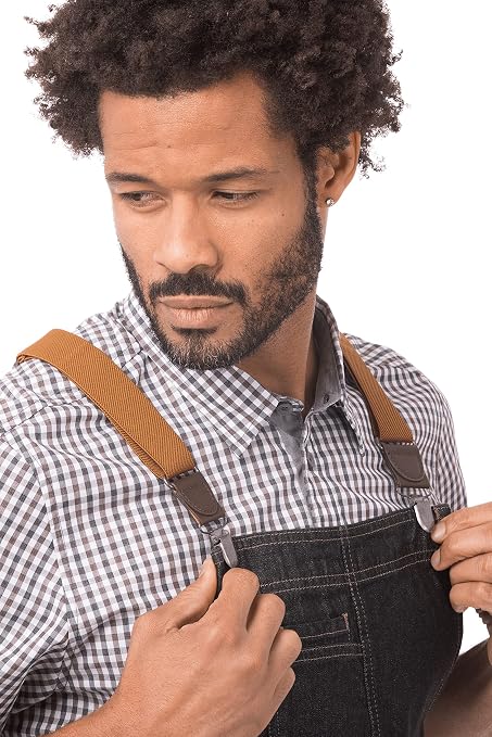 Chef Works Unisex Berkeley Bib Apron, One Size - Image 4