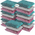 Dish Sponges for Kitchen Non-Scratch Scrub Sponges for Dishes, Stainless Steel by TheCrownChoice
