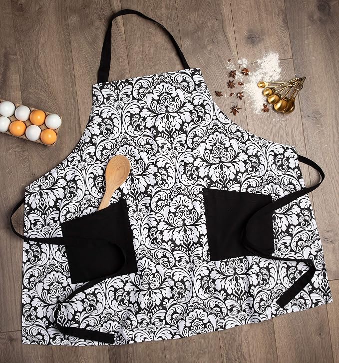 DII unisex Chef Style Cotton Apron - Image 2