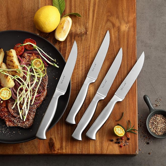 McCook® Knife Sets, German Stainless Steel Knife Block Sets - Image 6