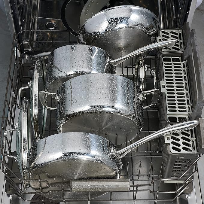 Tramontina Tri-Ply Clad Stainless Steel 8-Quart Stock Pot - Image 5