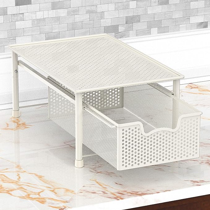 Simple Houseware Stackable Cabinet Basket Drawer Organizer - Image 5