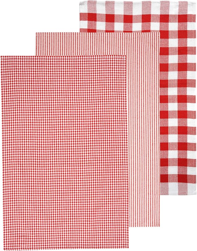 Casa Platino 6PC Kitchen Towels Set, Summer Kitchen Towels, Cleaning Towel - Image 2