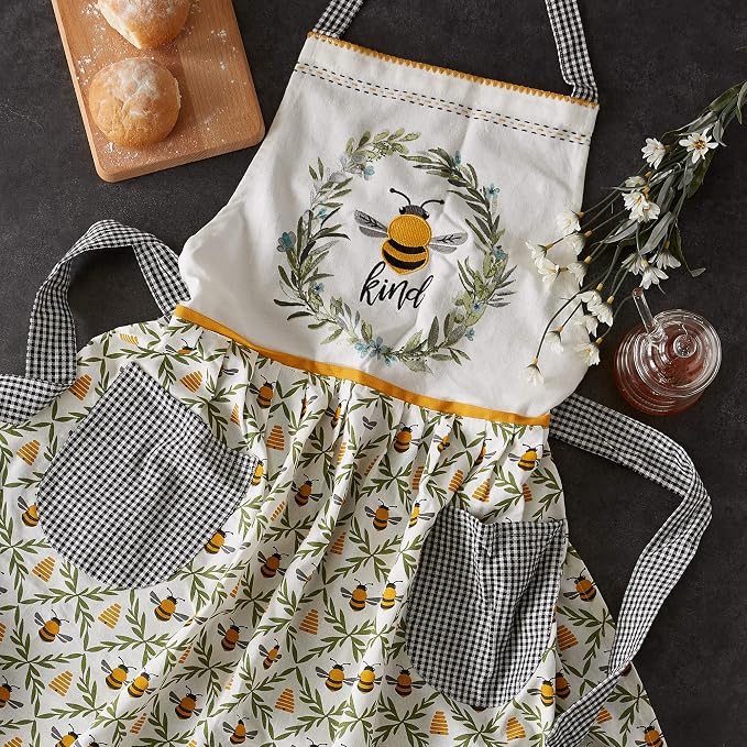 DII Women's Spring & Summer Apron Collection Adjustable, Two Large Pockets & - Image 6