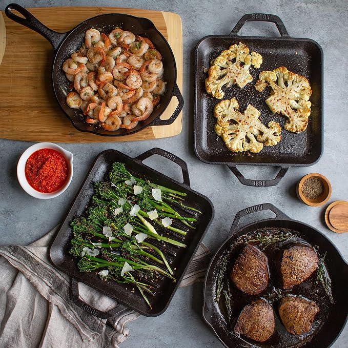 Lodge 12 Inch Pre-Seasoned Cast Iron Skillet - Image 8
