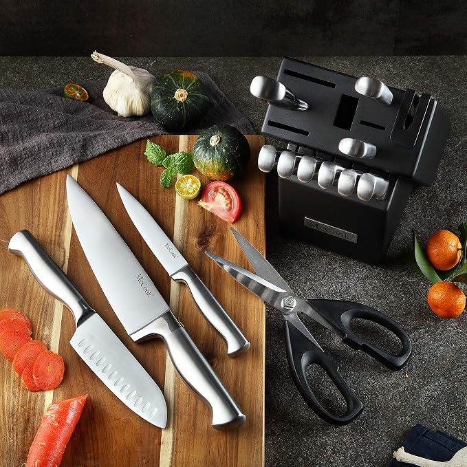 McCook® Knife Sets, German Stainless Steel Knife Block Sets - Image 4