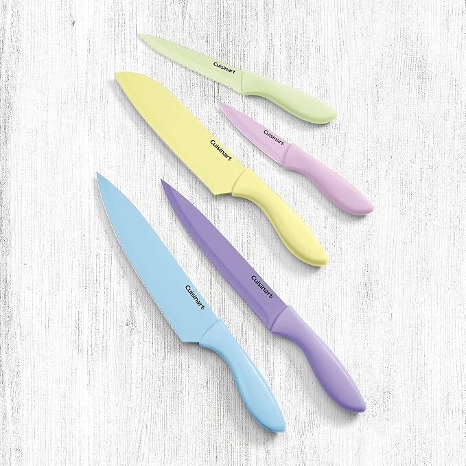 Cuisinart C55-10PCPL Ceramic Coated Knife Set - Image 2