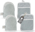 Casa Platino Heat Resistant Oven Mitts & Potholders, 4-Piece – Oven Mitt and by CasaPlatino